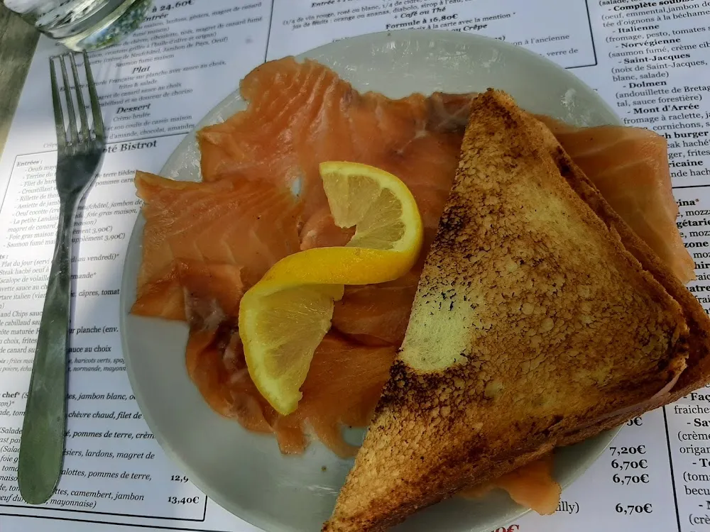 Entrée Saumon Fumé