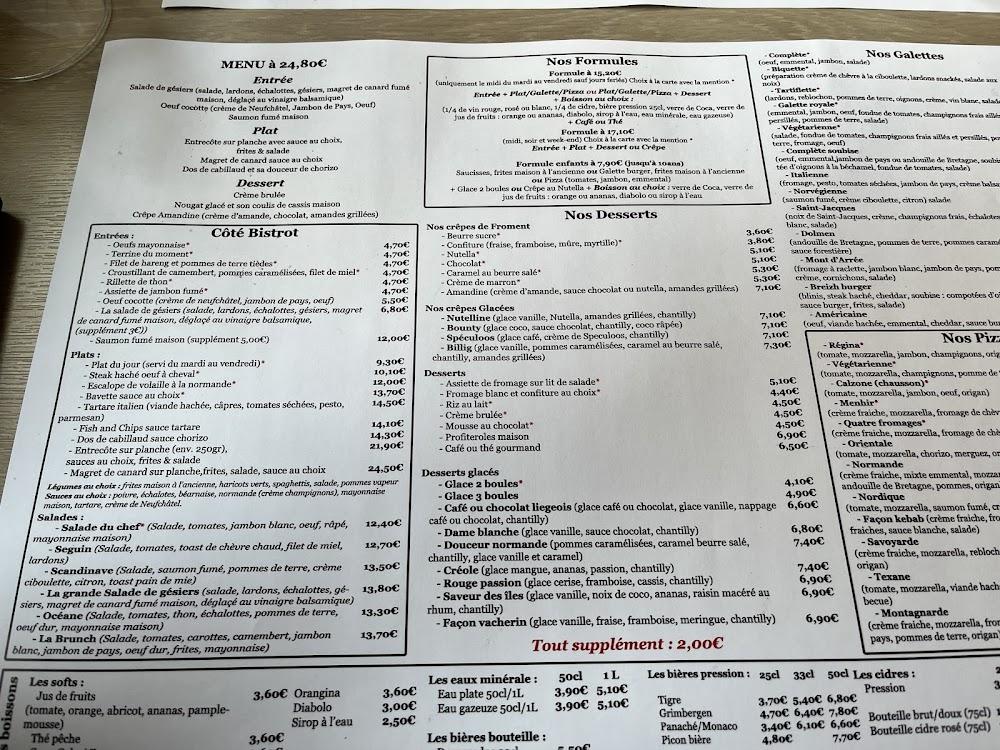 Les Jardins du Menhir - Menu Image 1